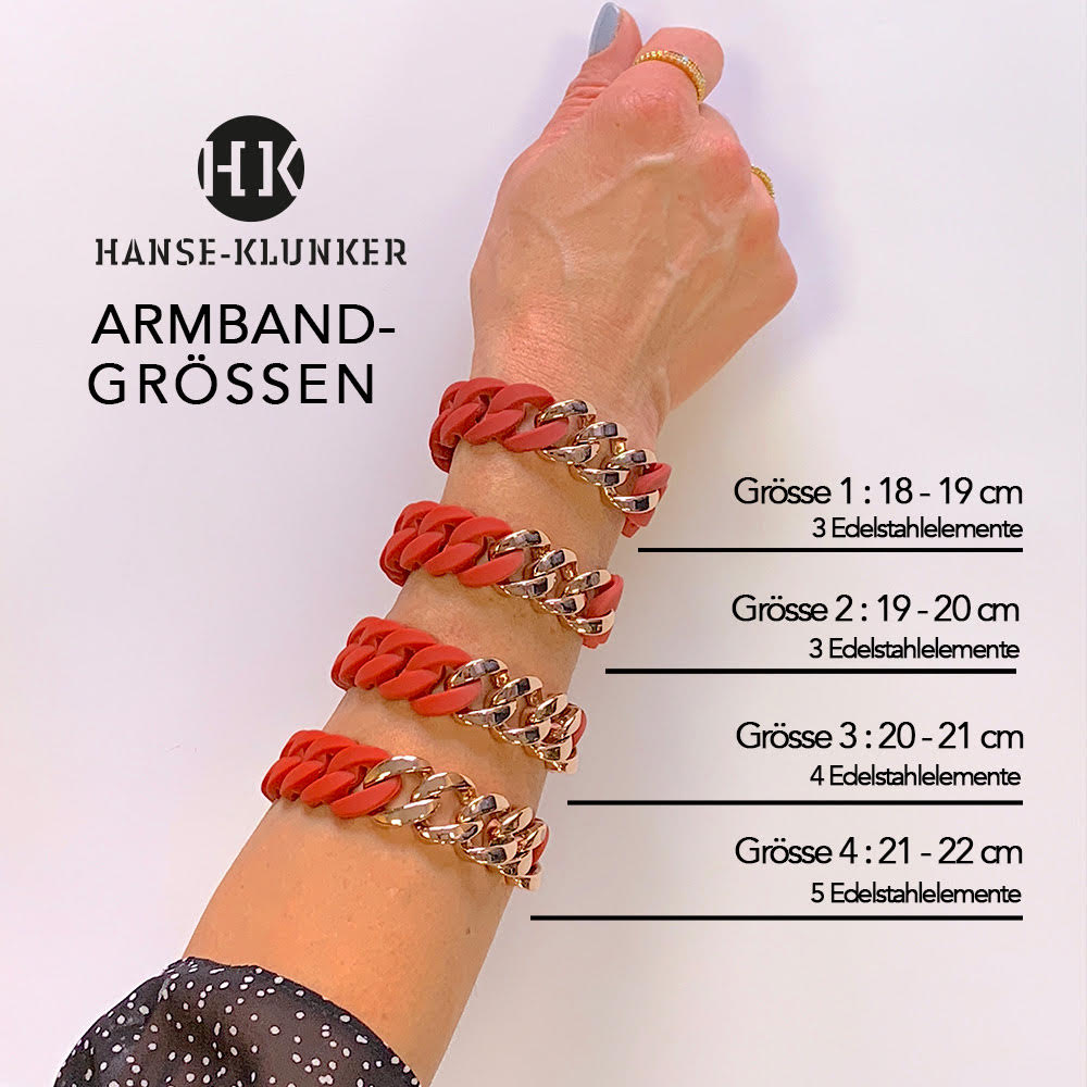 Damen Armband Silikon Braun / Edelstahl Gold